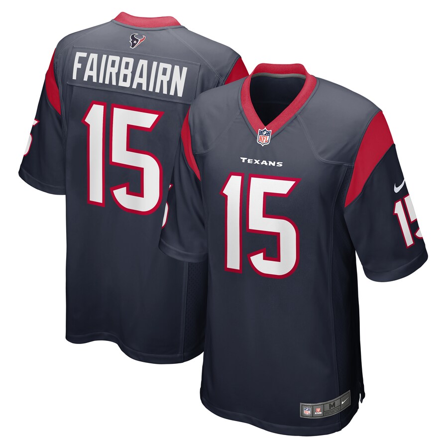 Men's Houston Texans Ka'imi Fairbairn Nike  Navy Team Game Jersey - Puhuasuan
