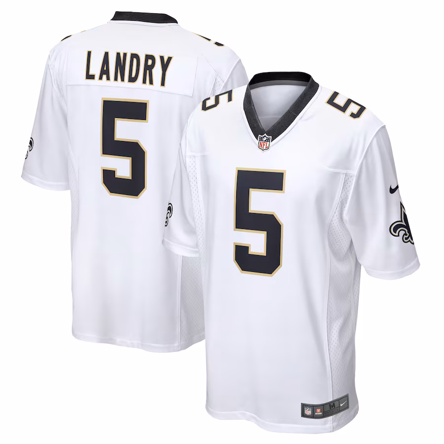 Men's New Orleans Saints Jarvis Landry Nike White Player Game Jersey - Puhuasuan