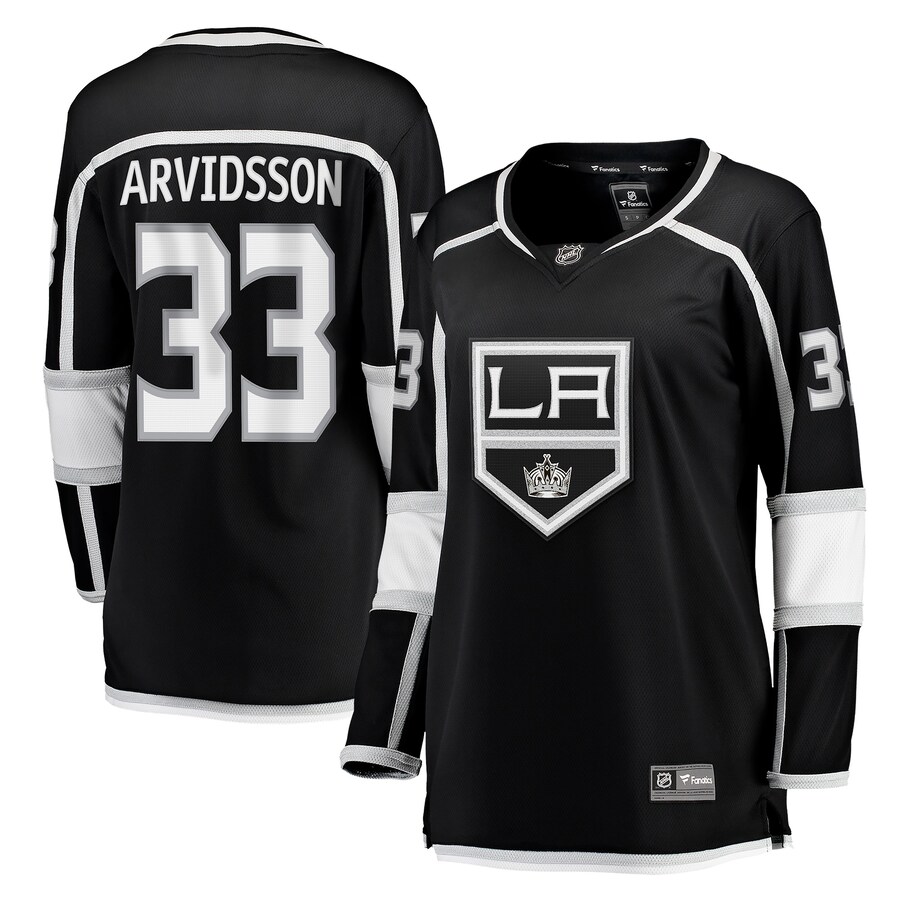 Women's Los Angeles Kings Viktor Arvidsson Fanatics Branded Black Home Breakaway Player Jersey - Puhuasuan