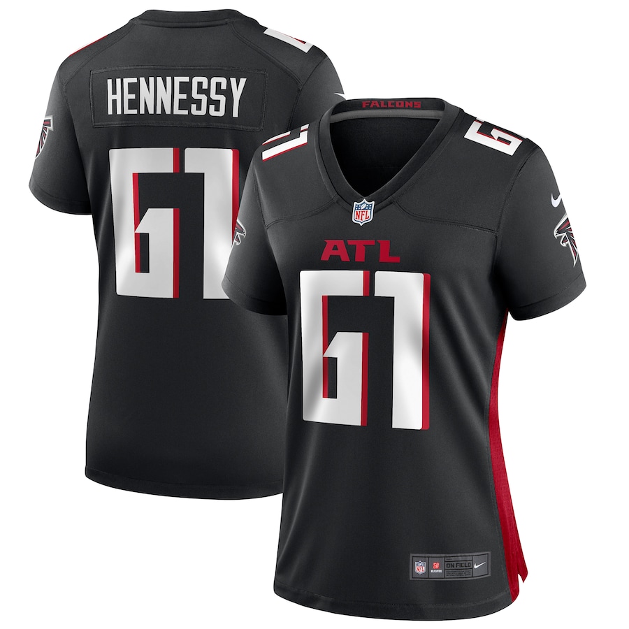 Women's Atlanta Falcons Matt Hennessy Nike Black Game Jersey - Puhuasuan