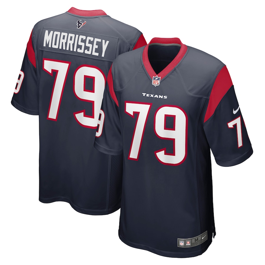 Men's Houston Texans Jimmy Morrissey Nike Navy Game Jersey - Puhuasuan