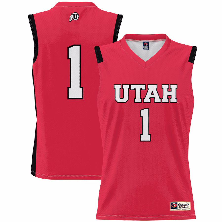 Youth GameDay Greats #1 Red Utah Utes Lightweight Basketball Jersey - Puhuasuan