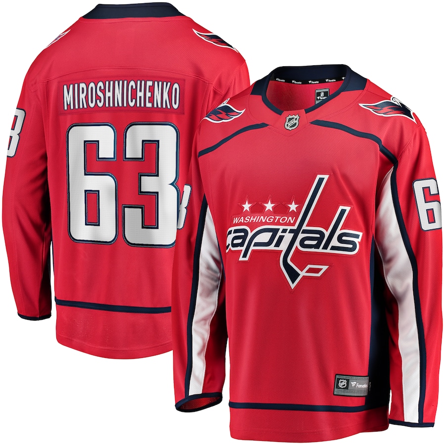Men's Washington Capitals Ivan Miroshnichenko Fanatics Red Home Premier Breakaway Player Jersey - Puhuasuan