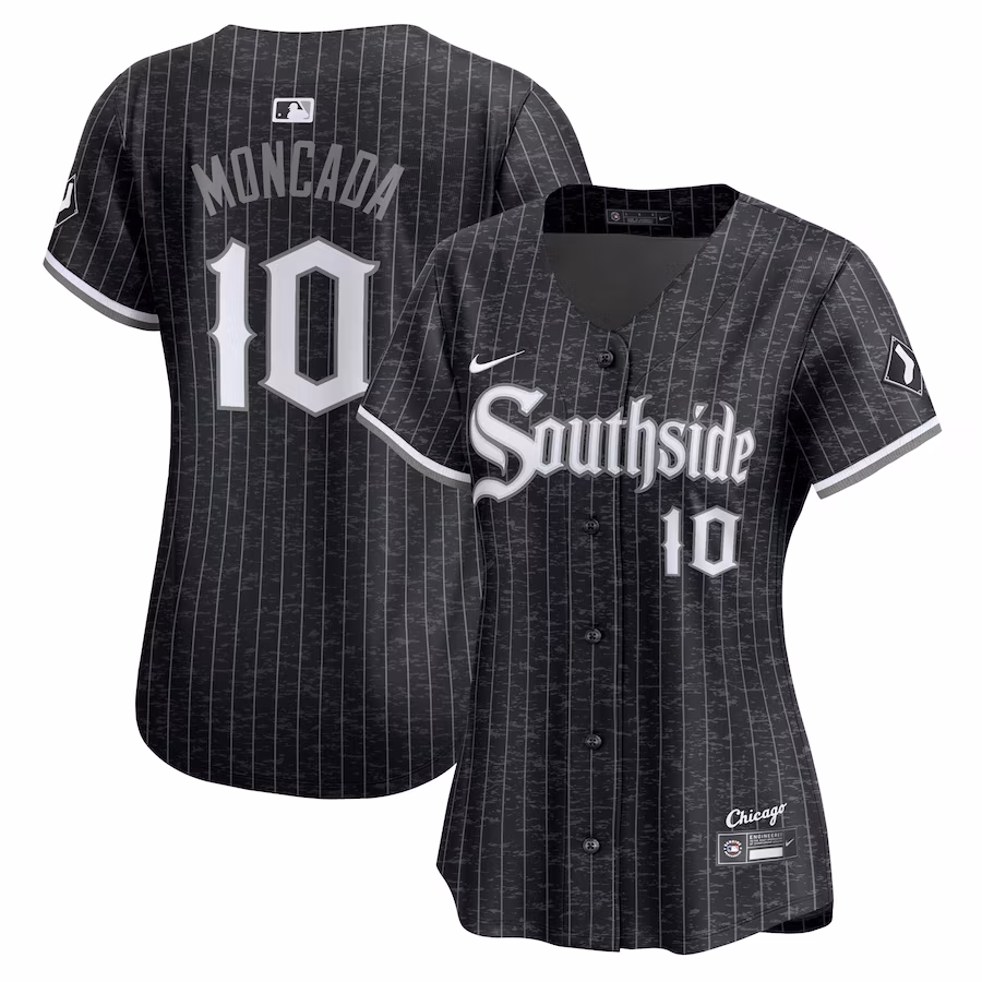 Women's Chicago White Sox Yoán Moncada Nike Black City Connect Limited Player Jersey - Puhuasuan