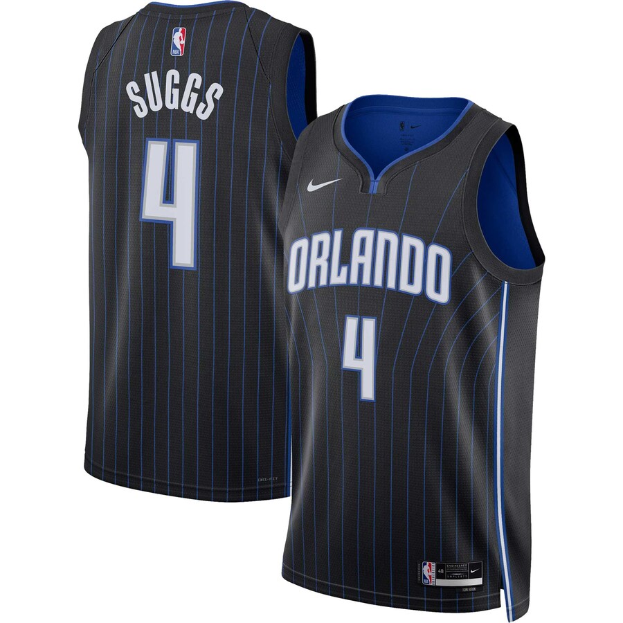 Unisex Orlando Magic Jalen Suggs Nike Black Swingman Jersey - Icon Edition - Puhuasuan