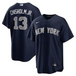 Men's New York Yankees Jazz Chisholm Jr. Nike Navy Alternate, 1st Replica Player Jersey - Puhuasuan