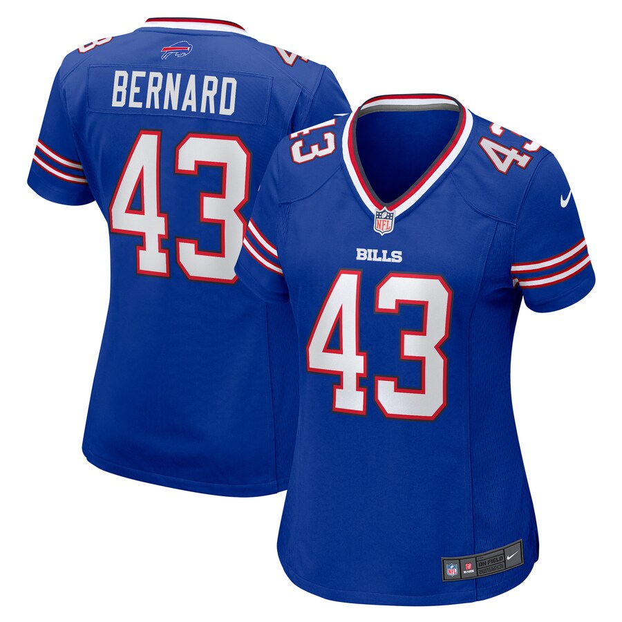 Women's Buffalo Bills Terrel Bernard Nike Royal Game Player Jersey - Puhuasuan