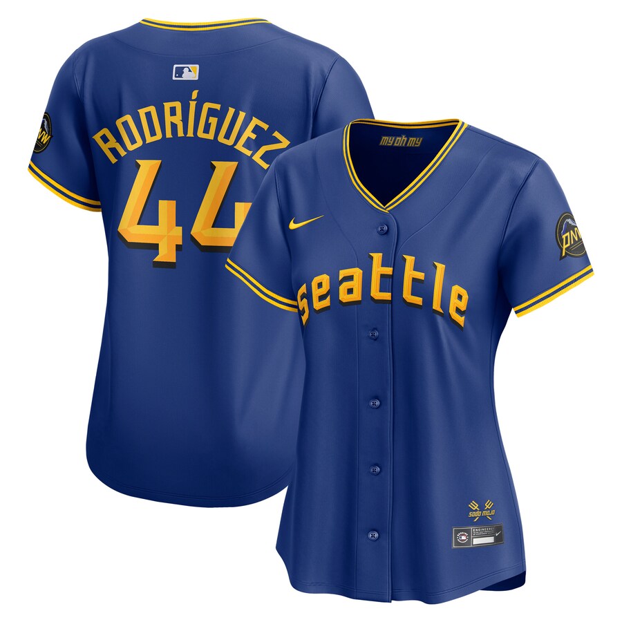 Women's Seattle Mariners Julio Rodriguez Nike Royal City Connect Limited Jersey - Puhuasuan