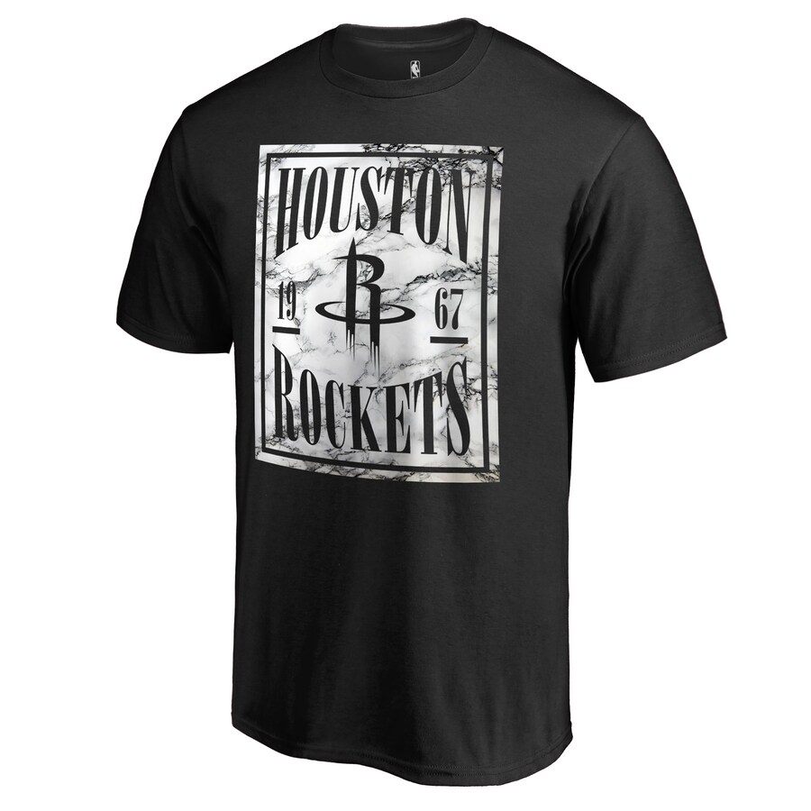 Men's Houston Rockets Black Court Vision T-Shirt - Puhuasuan