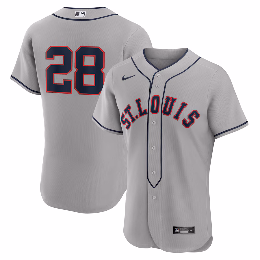 Men's St. Louis Cardinals Nolan Arenado Nike Gray 2024 Rickwood Classic Authentic Player Jersey - Puhuasuan