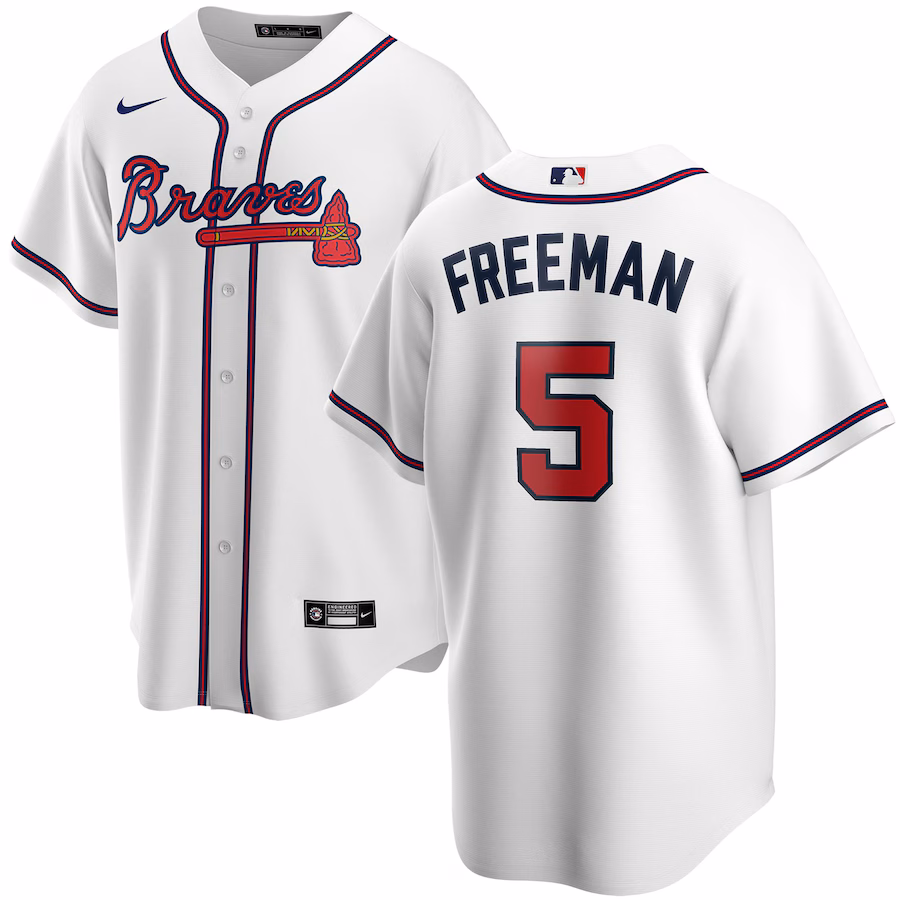 Youth Atlanta Braves Freddie Freeman Nike White Alternate Replica Player Jersey - Puhuasuan