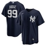 Men's New York Yankees Aaron Judge Nike Navy Big & Tall Alternate Replica Player Jersey - Puhuasuan
