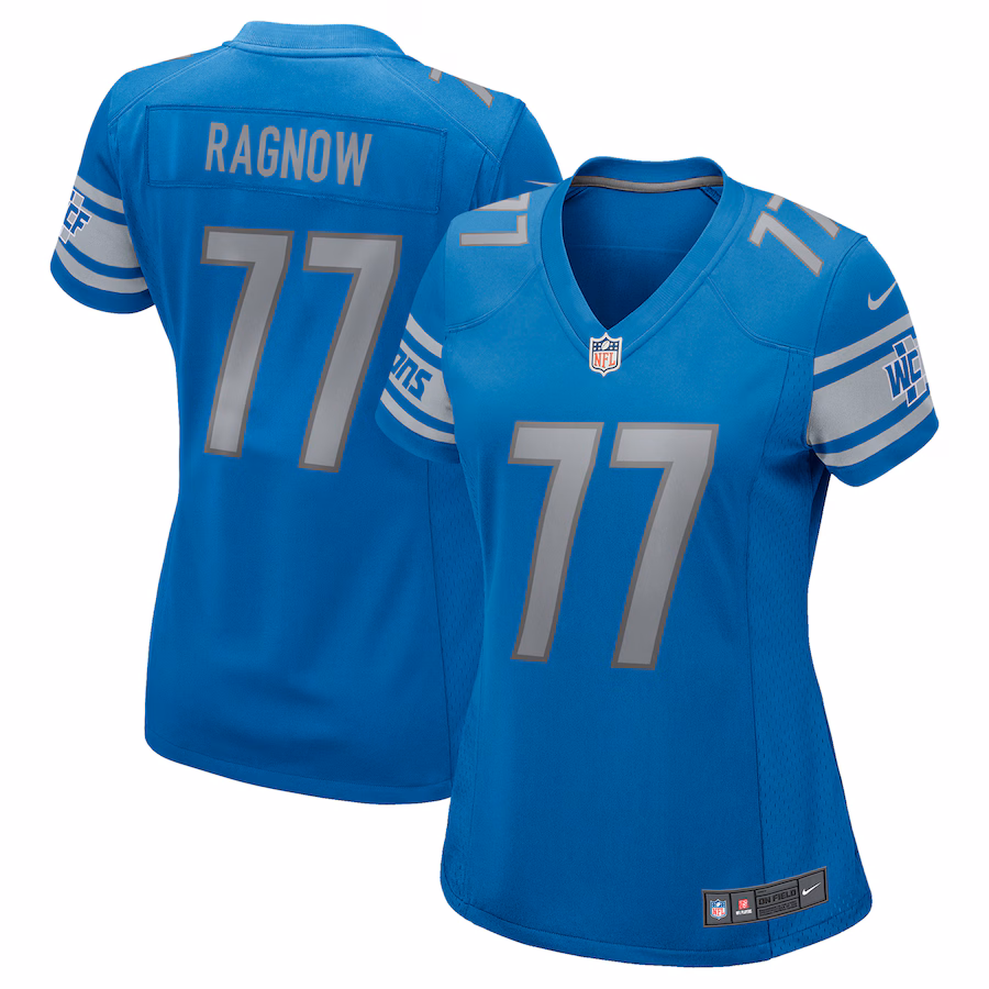 Women's Nike Frank Ragnow Blue Detroit Lions Game Jersey - Puhuasuan