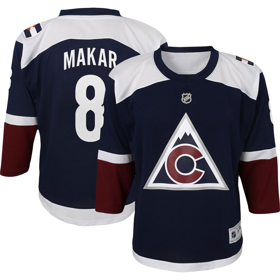Youth Colorado Avalanche Cale Makar Navy Replica Player Jersey - Puhuasuan