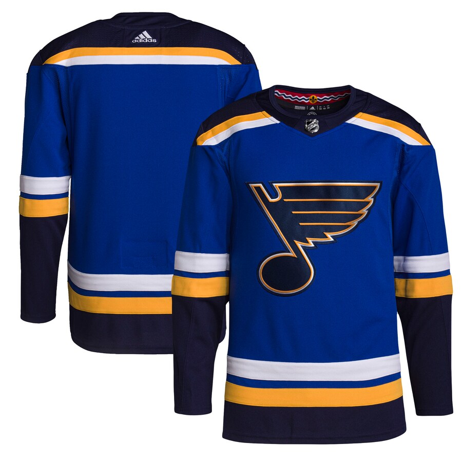 Men's St. Louis Blues adidas Royal Home Authentic Pro Jersey - Puhuasuan
