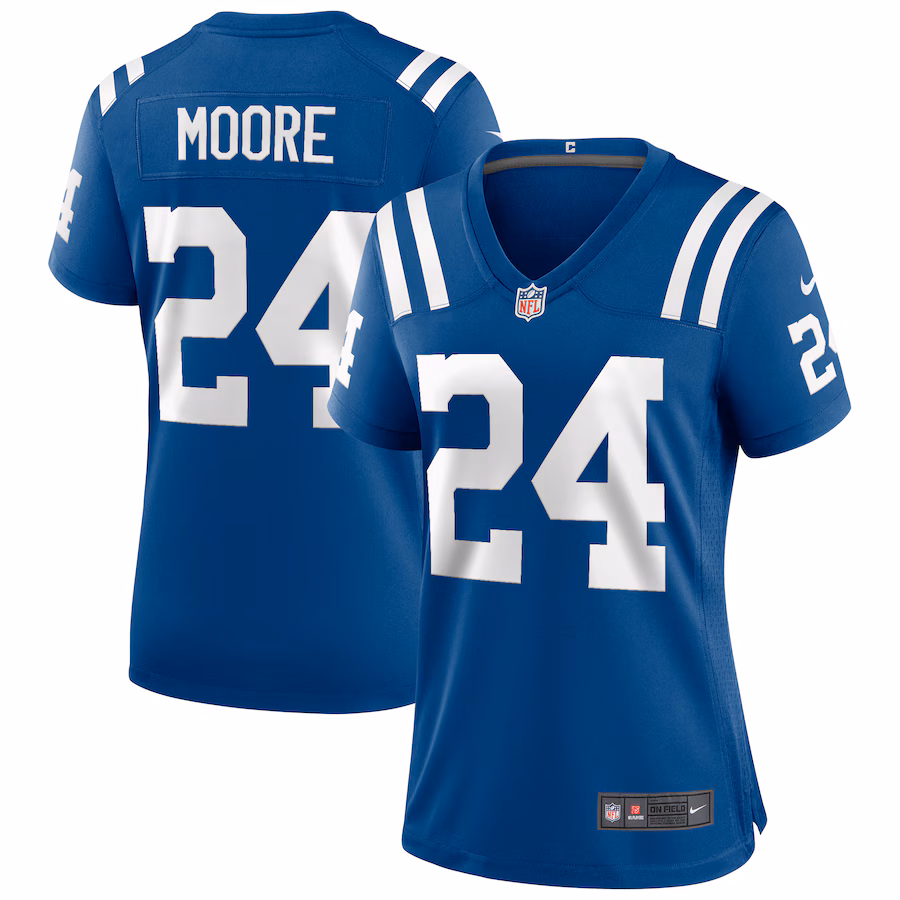 Women's Indianapolis Colts Lenny Moore Nike Royal Game Retired Player Jersey - Puhuasuan