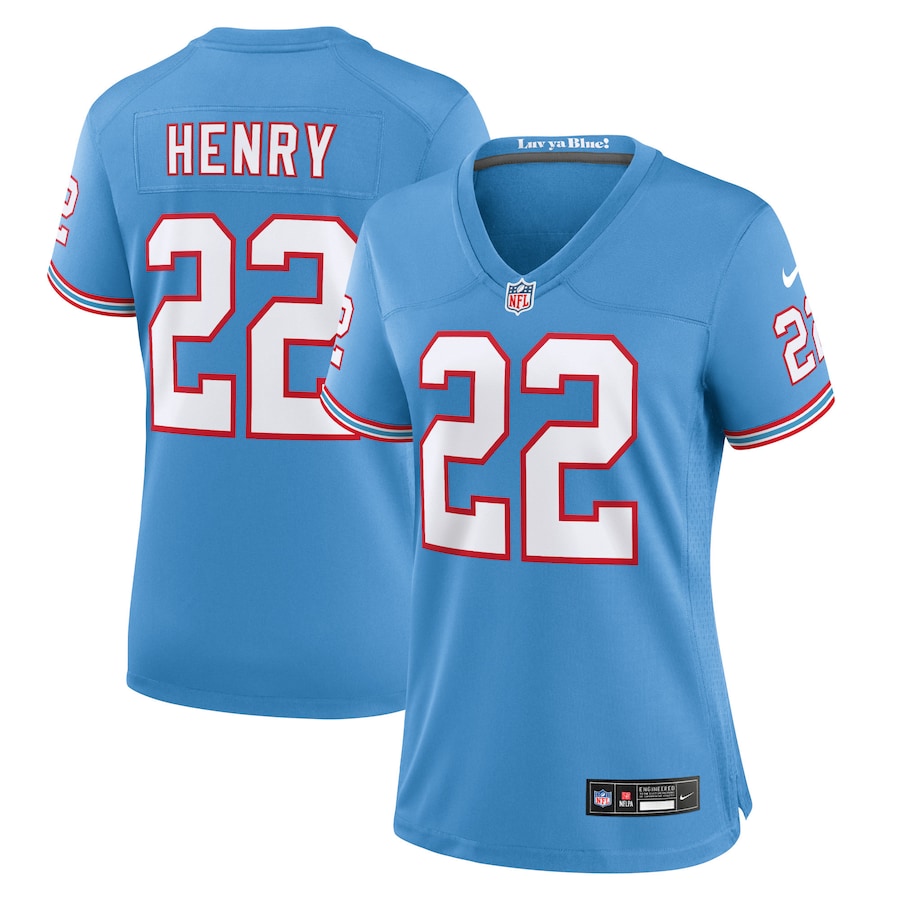 Women's Tennessee Titans Derrick Henry Nike Light Blue Player Jersey - Puhuasuan