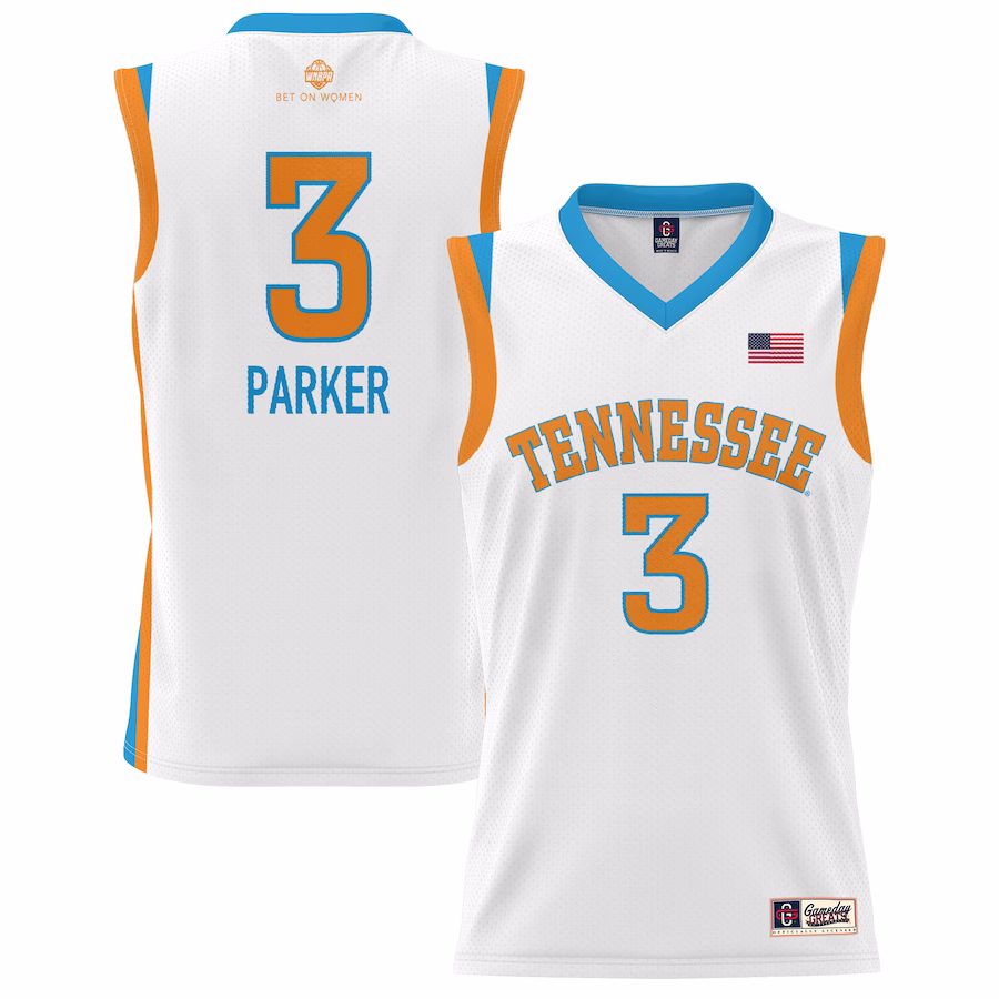 Candace Parker Tennessee Volunteers GameDay Greats Youth Lightweight Basketball Alumni Jersey - White - Puhuasuan