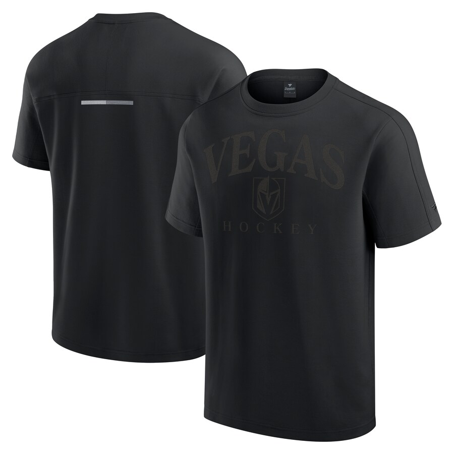 Men's Vegas Golden Knights Fanatics Black Elements Flex Tri-Blend T-Shirt - Puhuasuan