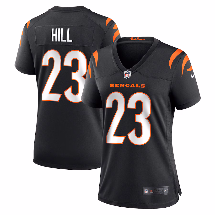 Women's Cincinnati Bengals Daxton Hill Nike Black Player Game Jersey - Puhuasuan