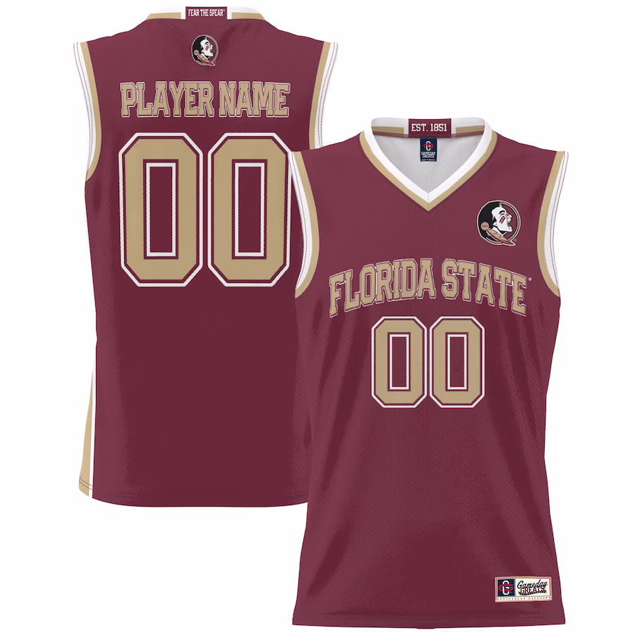 Florida State Seminoles GameDay Greats Youth NIL Pick-A-Player Lightweight Basketball Jersey - Maroon - Puhuasuan