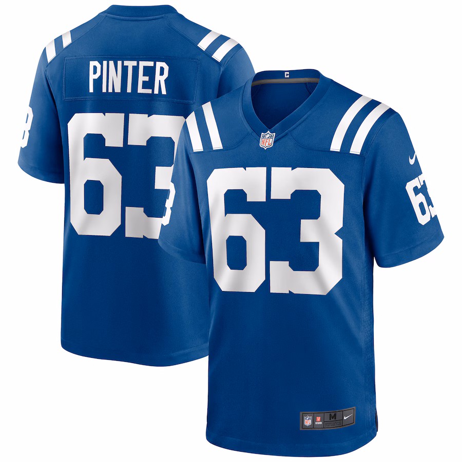 Men's Indianapolis Colts Danny Pinter Nike Royal Game Jersey - Puhuasuan