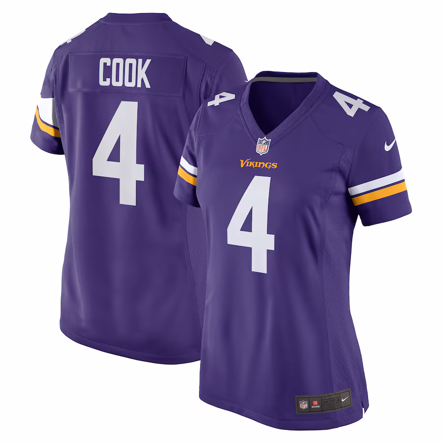 Women's Minnesota Vikings Dalvin Cook Nike Purple Player Jersey - Puhuasuan