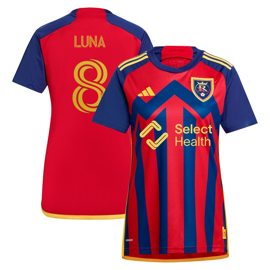 Women's Real Salt Lake Diego Luna adidas Red 2024 Peak Utah Replica Player Jersey - Puhuasuan