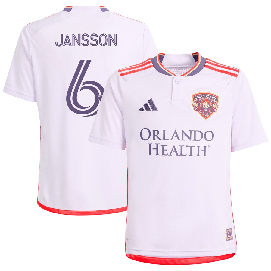 Youth Orlando City SC Robin Jansson adidas Purple 2024 Legacy Kit Replica Player Jersey - Puhuasuan