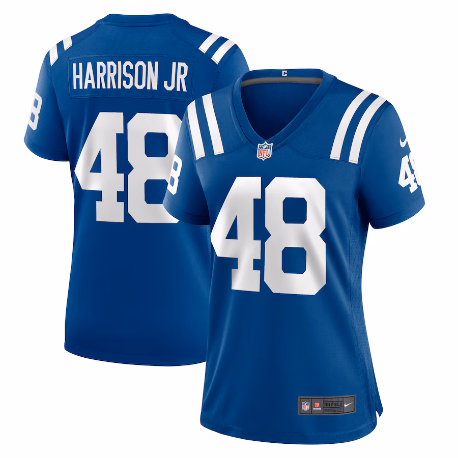 Women's Indianapolis Colts Ronnie Harrison Jr. Nike  Royal Team Game Jersey - Puhuasuan