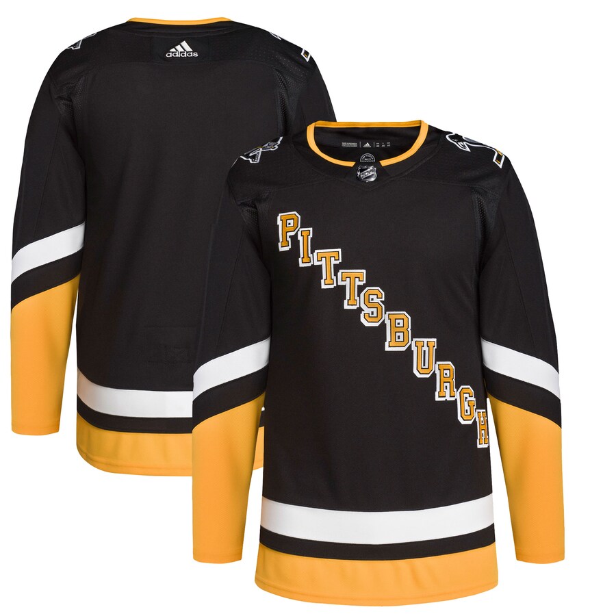 Men's Pittsburgh Penguins adidas Black 2021/22 Alternate Primegreen Authentic Pro Jersey - Puhuasuan
