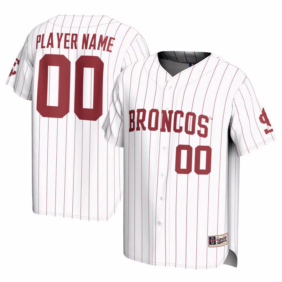 Santa Clara Broncos GameDay Greats Unisex NIL Pick-A-Player Baseball Lightweight Jersey - White - Puhuasuan