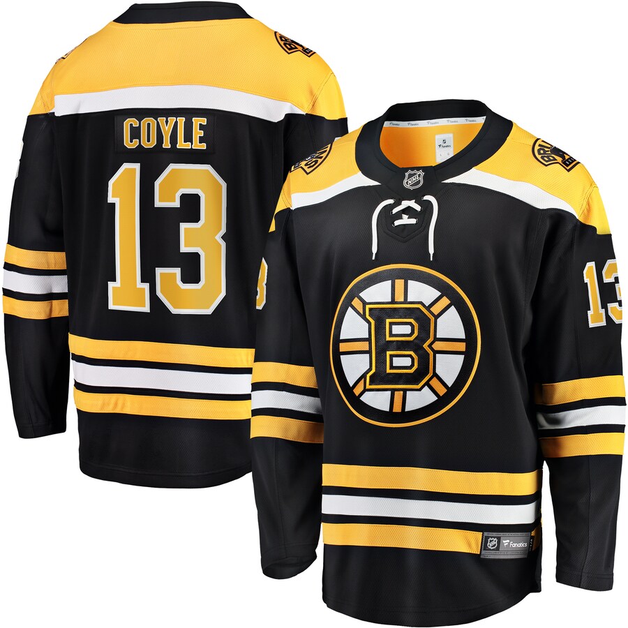 Charlie Coyle Boston Bruins Fanatics Branded Home Breakaway Player Jersey - Black - Puhuasuan