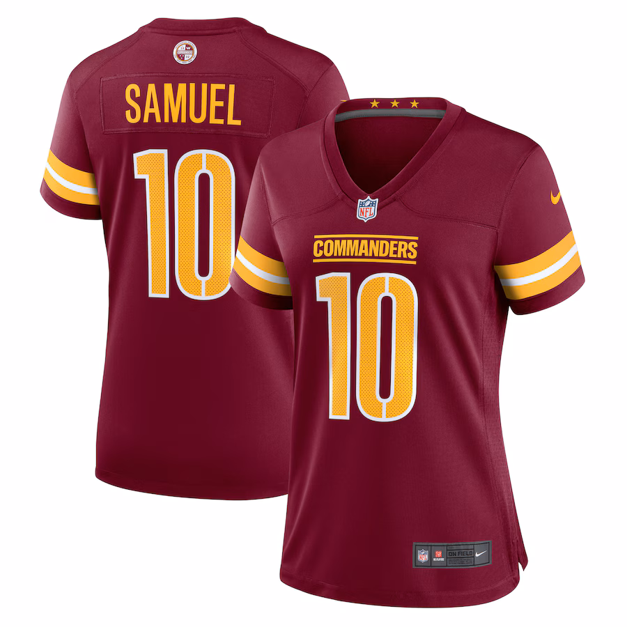 Women's Washington Commanders Curtis Samuel Nike Burgundy Player Jersey - Puhuasuan