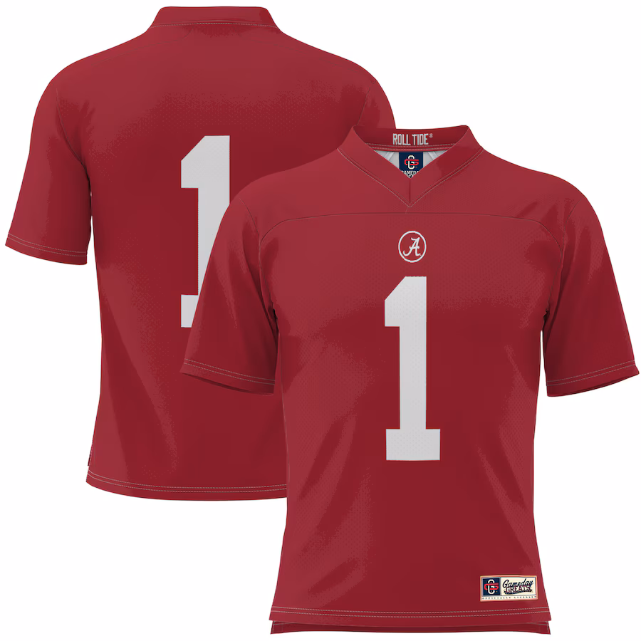 Youth GameDay Greats #1 Crimson Alabama Crimson Tide Football Jersey - Puhuasuan