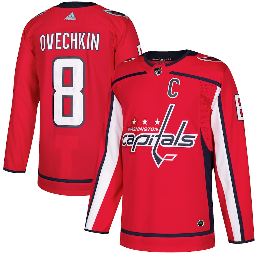 Men's Washington Capitals Alexander Ovechkin adidas Red Authentic Player Jersey - Puhuasuan
