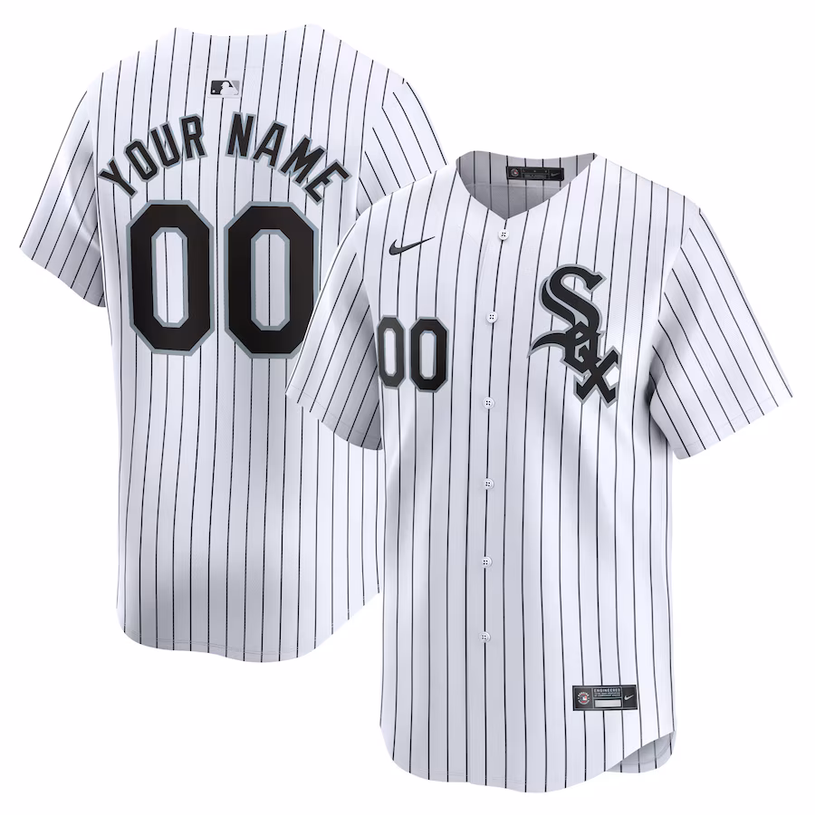 Youth Chicago White Sox Nike White Home Limited Custom Jersey - Puhuasuan