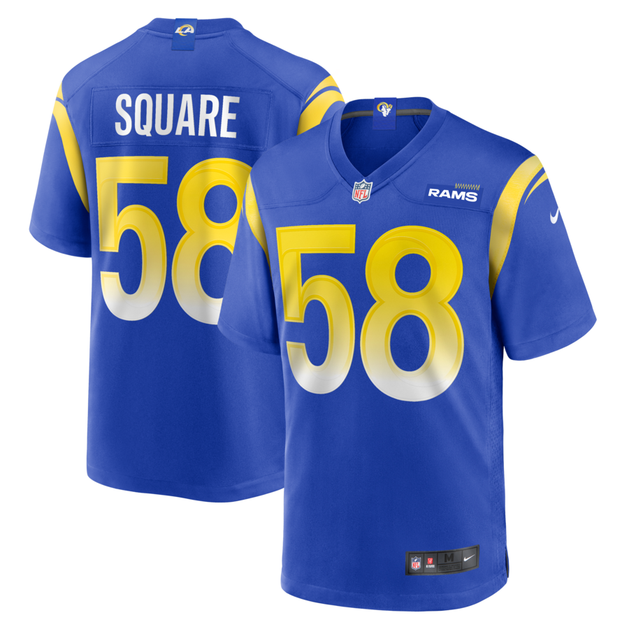 Men's Los Angeles Rams DeAndre Square Nike Royal  Game Jersey - Puhuasuan