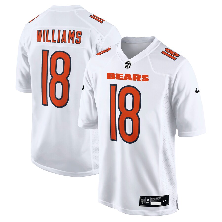 Men's Chicago Bears Caleb Williams Nike Tundra White Fashion Jersey - Puhuasuan