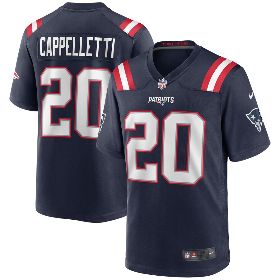 Men's New England Patriots Gino Cappelletti Nike Navy Game Retired Player Jersey - Puhuasuan