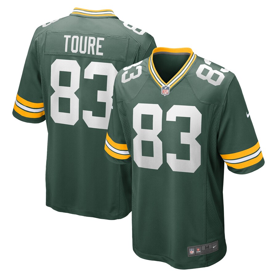 Men's Green Bay Packers Samori Toure Nike Green Game Player Jersey - Puhuasuan