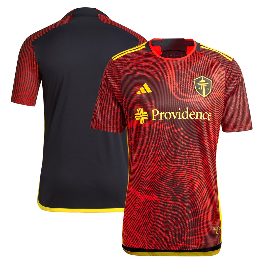 Men's Seattle Sounders FC  adidas Red 2024 The Bruce Lee Kit Replica Jersey - Puhuasuan