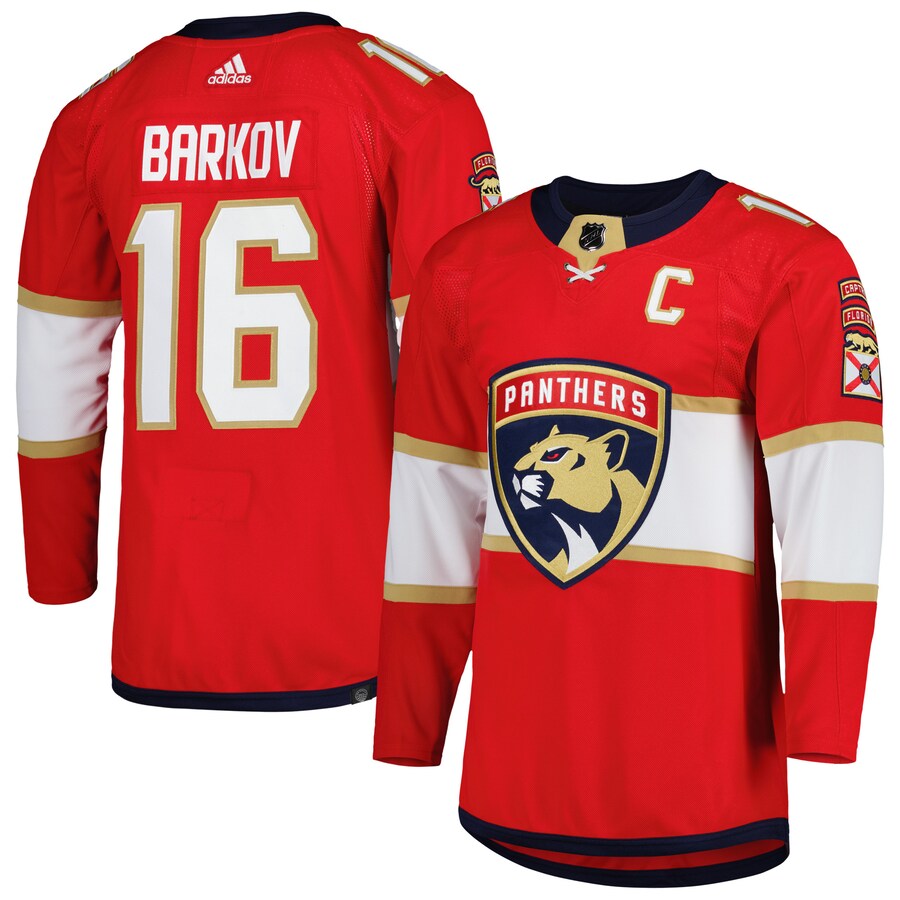 Men's Florida Panthers Aleksander Barkov adidas Red  Primegreen Authentic Pro Player Jersey - Puhuasuan
