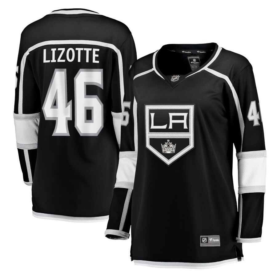 Women's Los Angeles Kings Blake Lizotte Fanatics Branded Black Home Breakaway Player Jersey - Puhuasuan