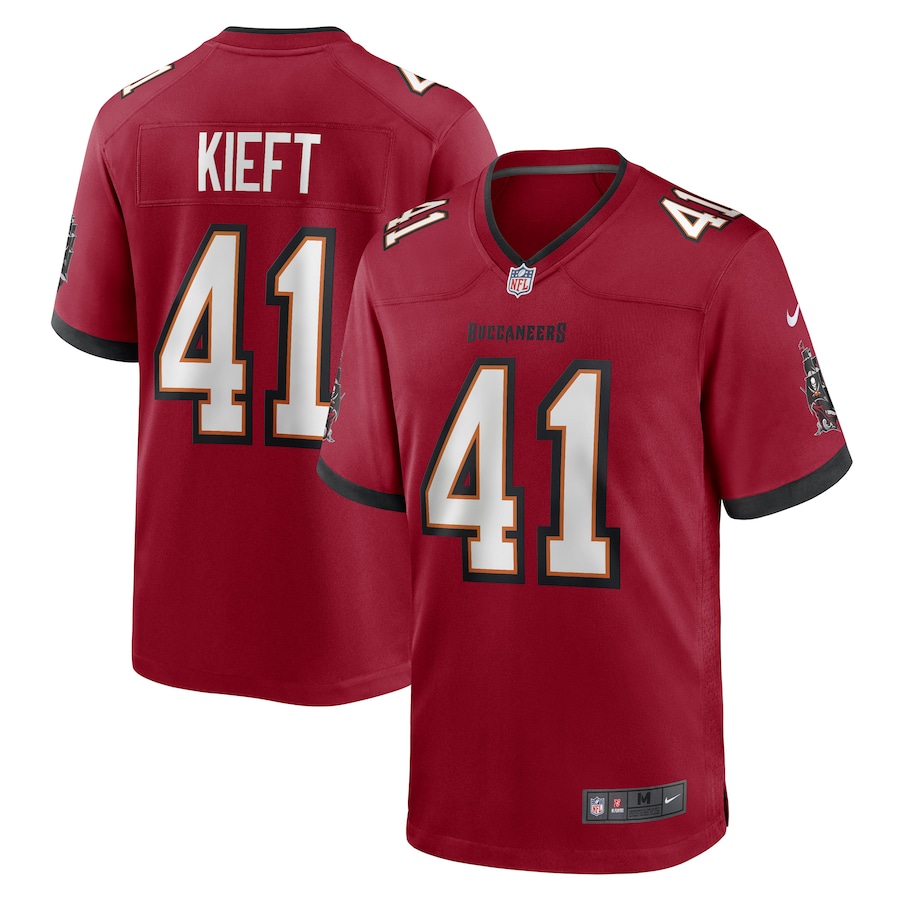 Men's Tampa Bay Buccaneers Ko Kieft Nike Red Game Player Jersey - Puhuasuan