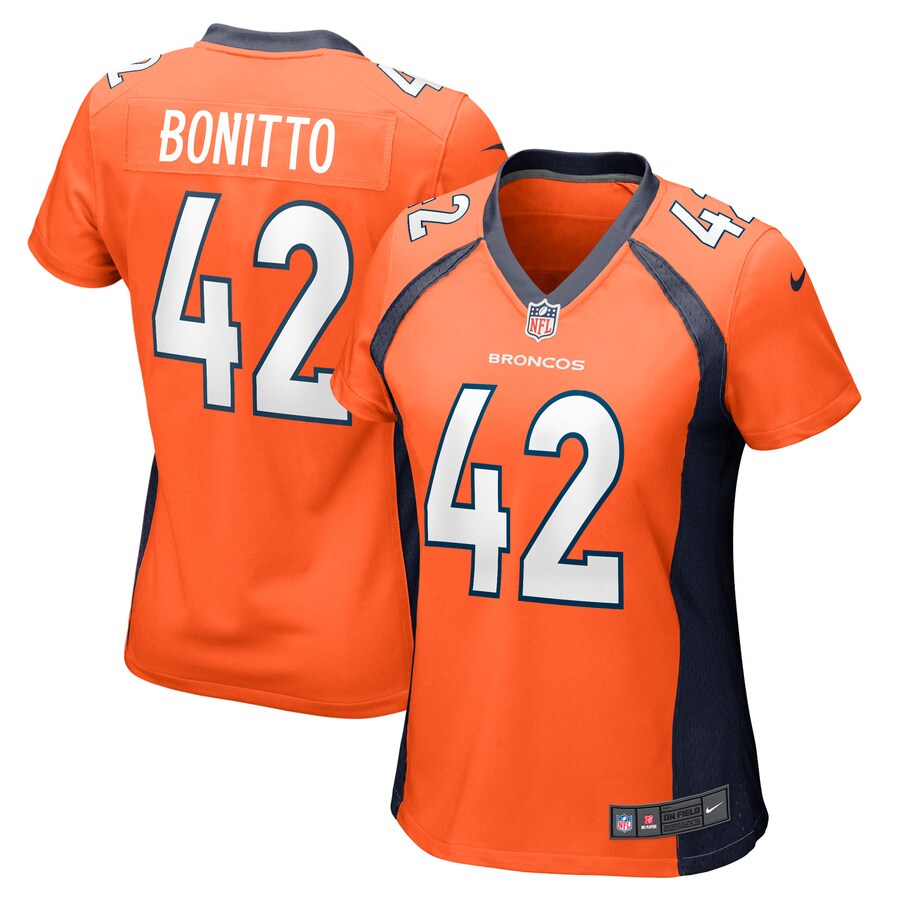 Women's Denver Broncos Nik Bonitto Nike Orange Game Player Jersey - Puhuasuan
