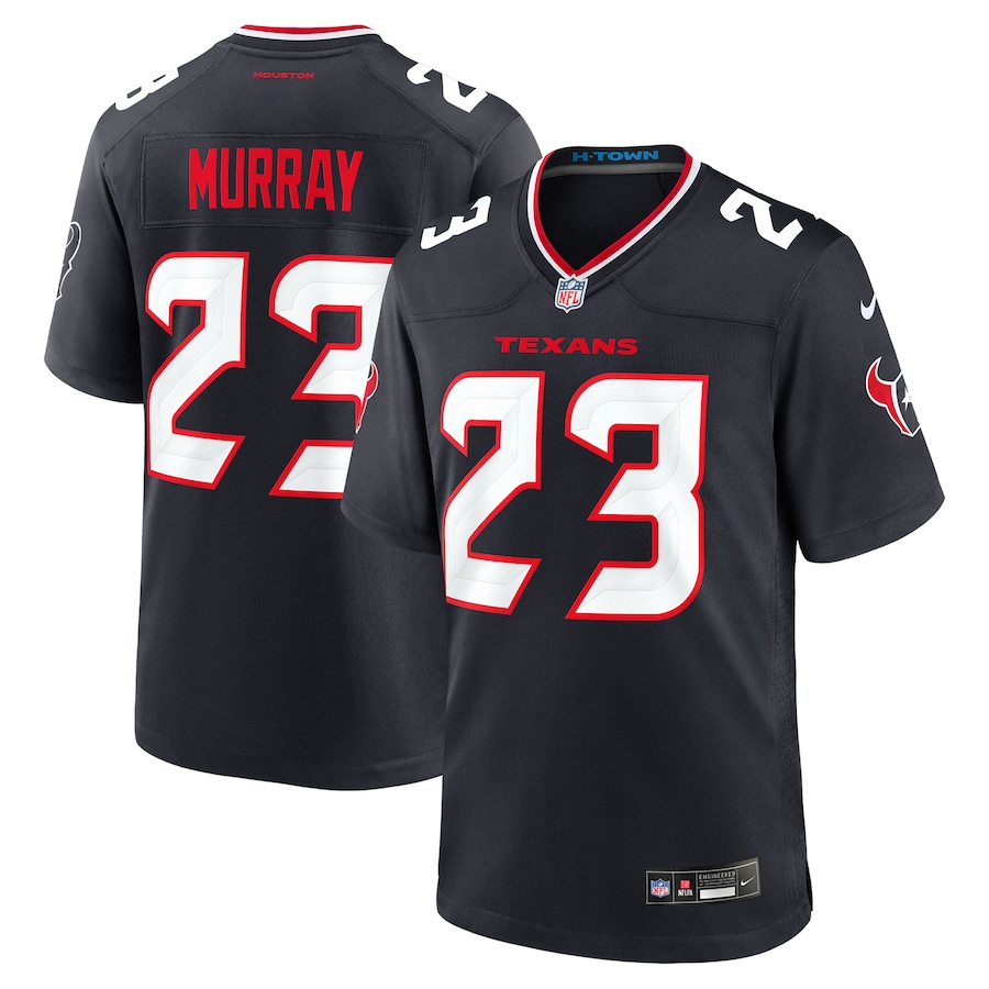 Men's Houston Texans Eric Murray Nike Navy Team Game Jersey - Puhuasuan