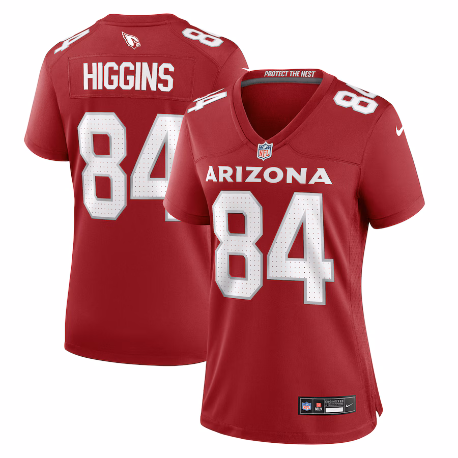 Women's Arizona Cardinals Elijah Higgins Nike  Cardinal Team Game Jersey - Puhuasuan