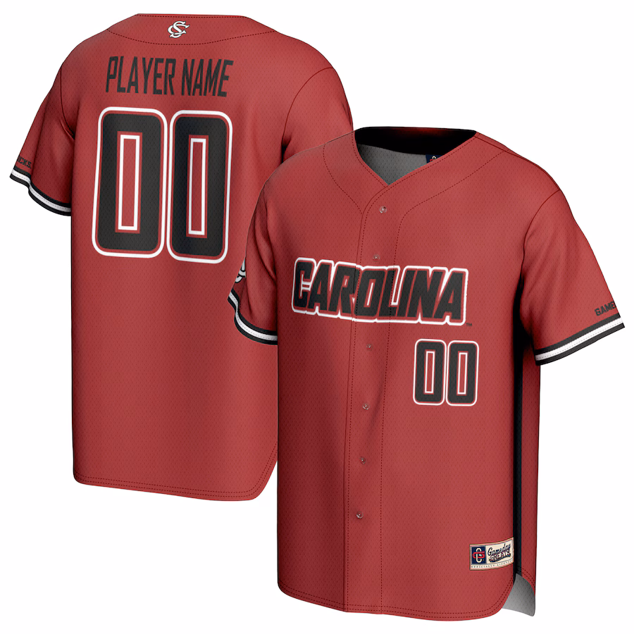 South Carolina Gamecocks GameDay Greats Unisex NIL Pick-A-Player Baseball Lightweight Jersey - Garnet - Puhuasuan