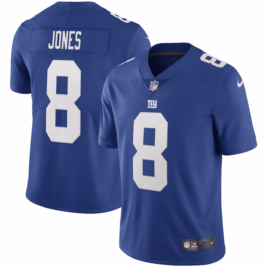Men's New York Giants Daniel Jones Nike Royal Vapor Limited Jersey - Puhuasuan